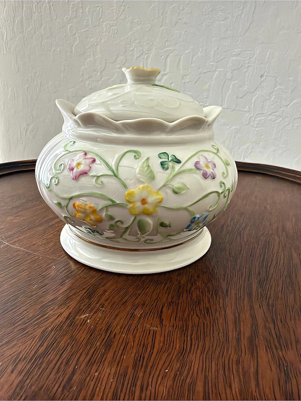 Belleek Culmore Gift Box Heritage Piece 2016 Floral Serveware